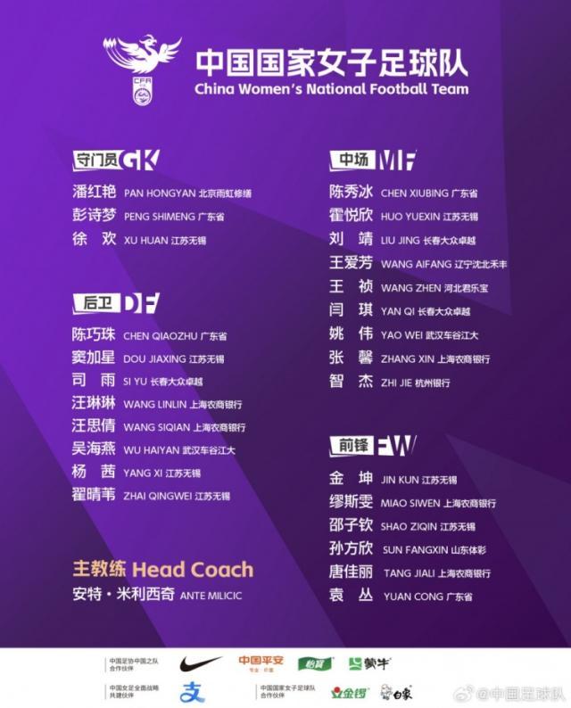 开云登录入口-女足集训名单：吴海燕霍悦欣入选 留洋球员未在列