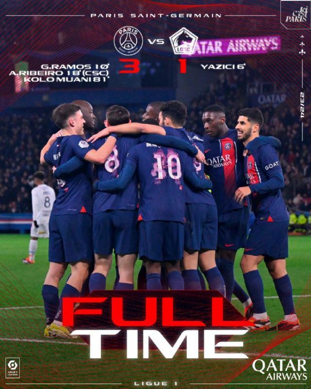 Kaiyun开云中国官网-【法甲】姆总板凳守护,巴黎3比1里尔11分优越领跑